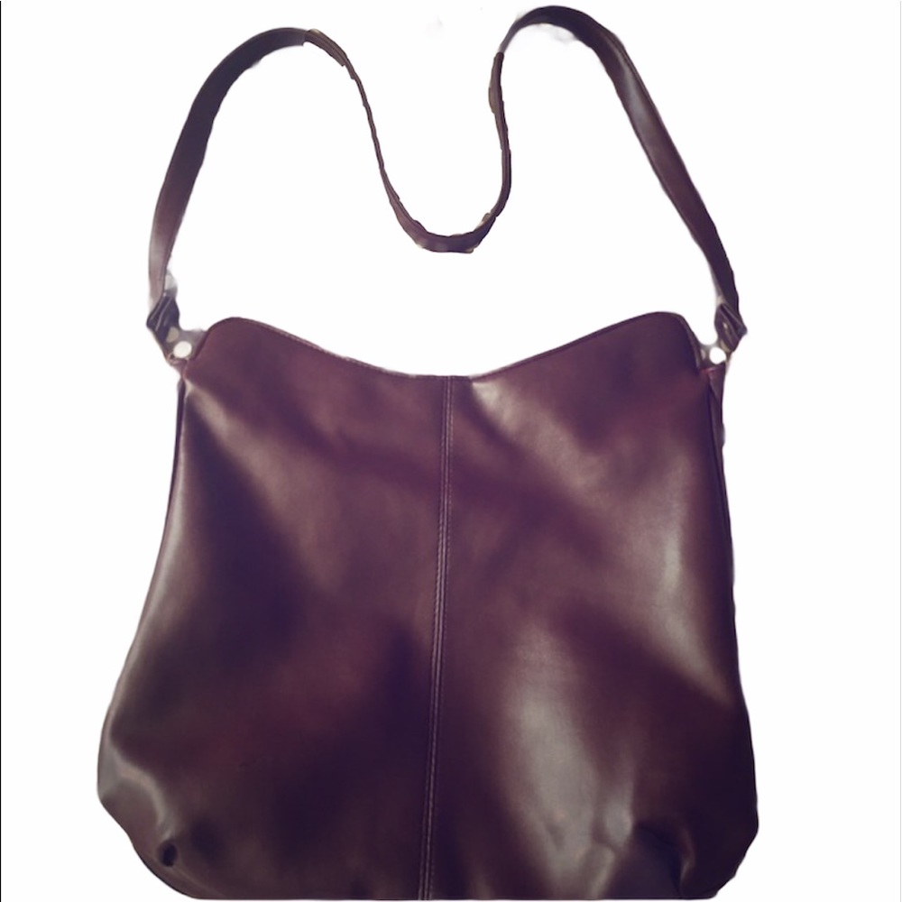 Vintage Brown purple shoulder/cross body bag